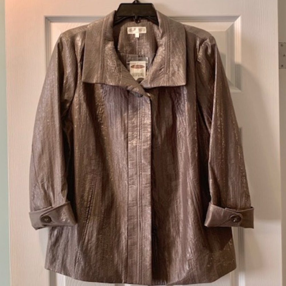 NWT - Metallic Jacket - Size M